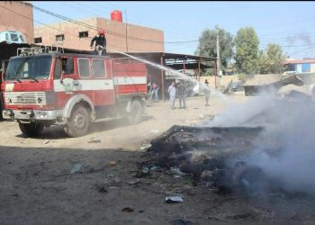 Rêveberiya damirnadin agir ya Qamişlo agirekî kontrol dike û li ser metirsya beredana havînê hişyarî dide