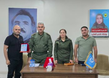 Îro sibê, Sêşemê 3ê Gulanê, civîneke berfireh di navbera Desteya Hundirîn û Fermandariya Giştî ya Hêzên Ewlekariya Hundirîn de li kantona Cezîrê, bi beşdariya rêveber û efserên Hêzên Ewlekariya Hundirîn ji beş û navçeyan, pêk hat