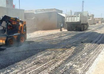 Til Koçer.. Xebata qîrkirinê li Kolana Ş. Xebat dest pê kir