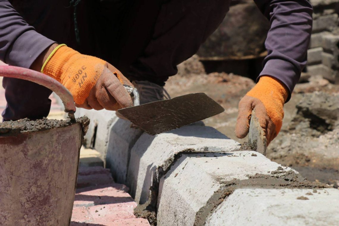 Projeya Pêşxistina Riya Amûdê bi danîna Kevirên Enterlok