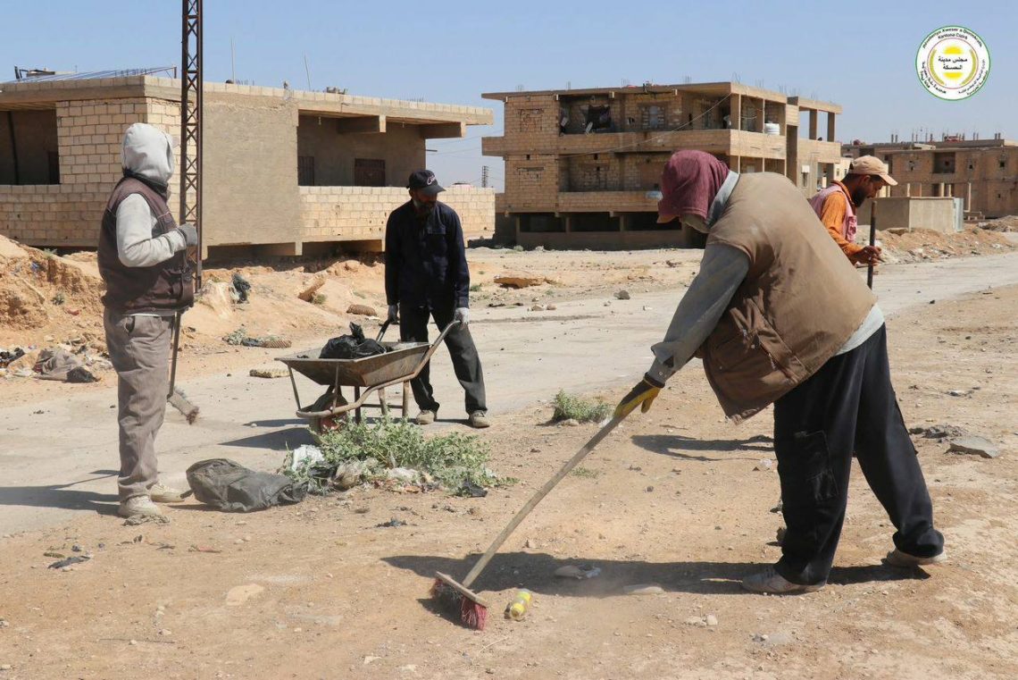 Ji bo jîngeheke saxlem bi hevkariya civakî kampaneyeke paqijiyê li Hesekê dest pê kir
