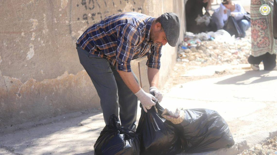 Ji bo hişyarkirina civakê, kampaneya paqijiyê li bajarê Hesekê berdewam dike