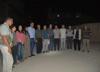 Şandeyek ji Rêveberiya Xweser serdana komîteyên parastinê li Girgê Legê û gundewarên wê dike