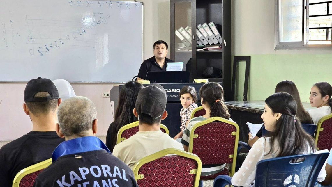 Korsên mûzîkê di bin lênerîna Desteya Çandê li bajarê Hesekê