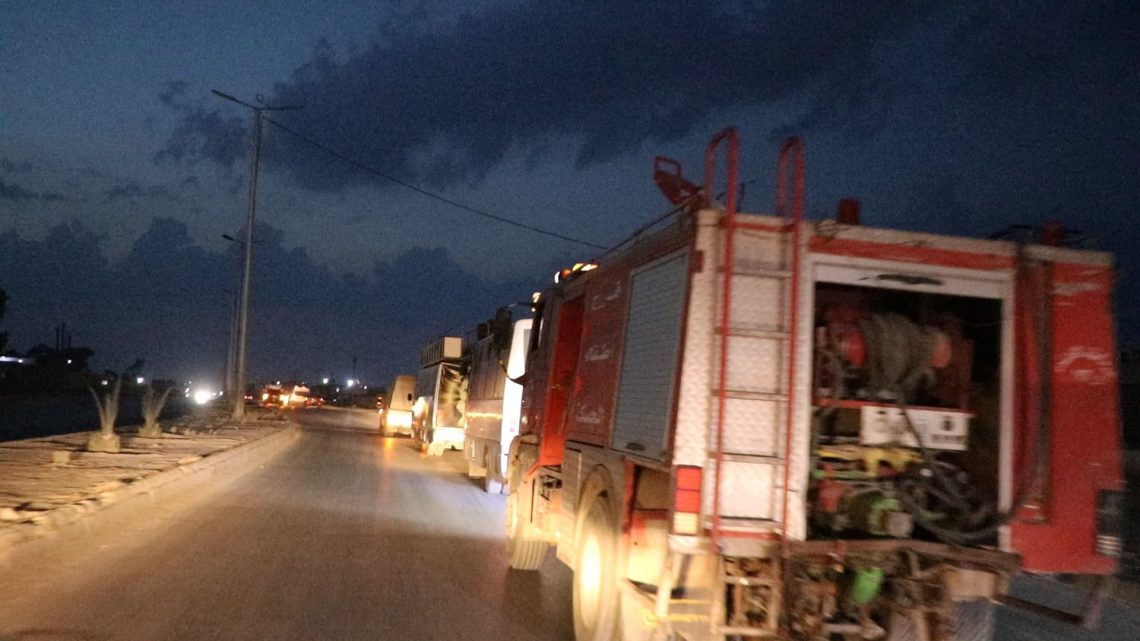 Karwana agirkûjiyê ya Cizîrê piştî beşdarbûna di vemirandina agirên peravê de vedigere