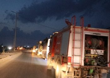 Karwana agirkûjiyê ya Cizîrê piştî beşdarbûna di vemirandina agirên peravê de vedigere