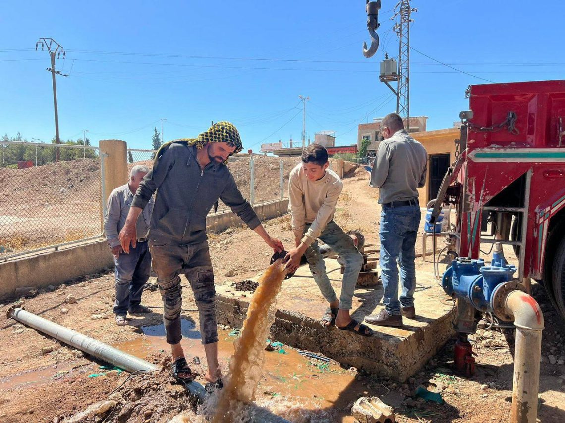 Şaredariya gel a Dirbêsiyê bîra Tilîlon ji bo berdewamiya misogerkirina avê sererast dike