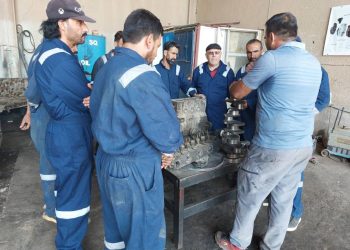 Rapora heftane li ser projeya tamîrkirina makîneyên şaredariya Cezîrê