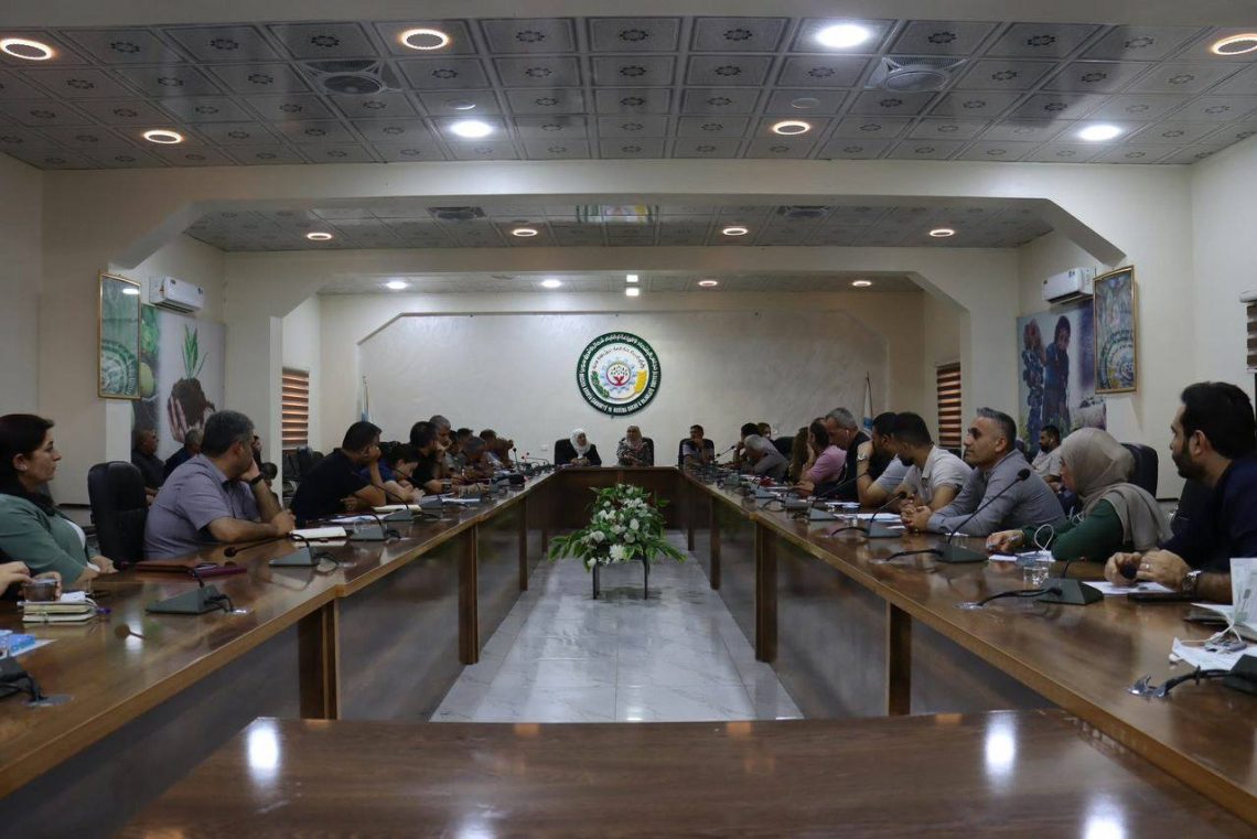 Encûmena Aborî û Çandiniyê plana çandiniya salê 2025_2026 pejirand