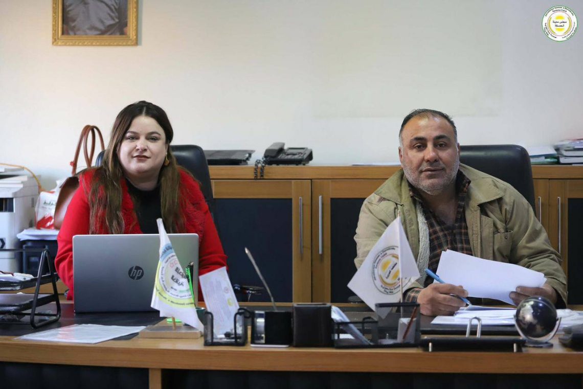 Dîwana encûmena bajarê Hesekê.. rêveberiya nameyan û pêşwazîya mêvanan