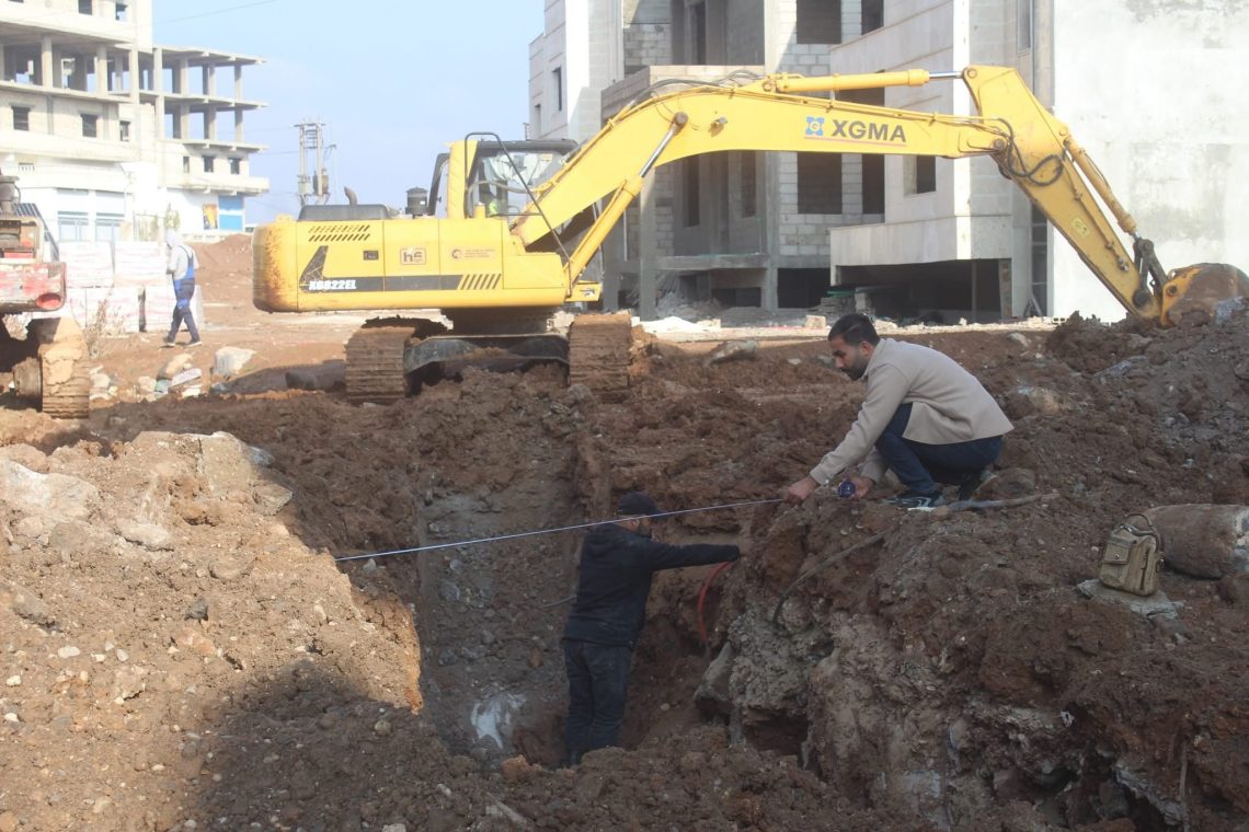 Şaredariya Girkê Legê dest bi projeya dirêjkirina xeta kanalîzasyonê kir