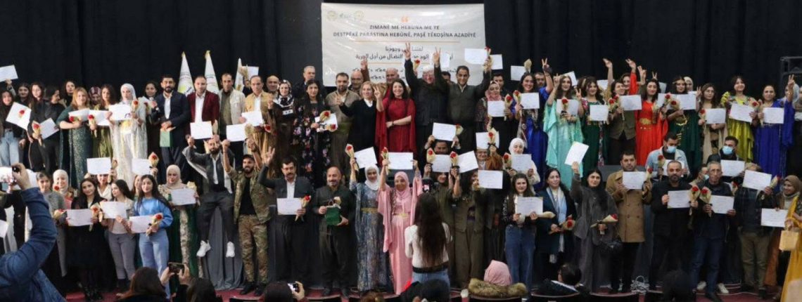 110 endamên Rêveberiya Xweser bawernameya zimanê Kurdî wergirtin