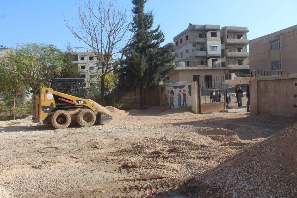 Şaredariya Gel a Girkê Legê rêyên dibistanan sererast dike