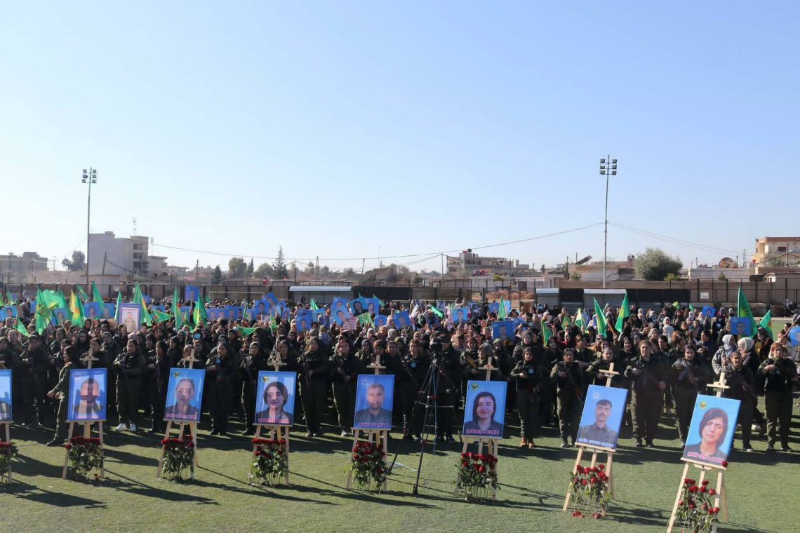 Koordînasyona Jinan a Kantona Cizîrê bi çalakiyekê şehîdan bi bîr tîne û piştgiriya berxwedanê dike