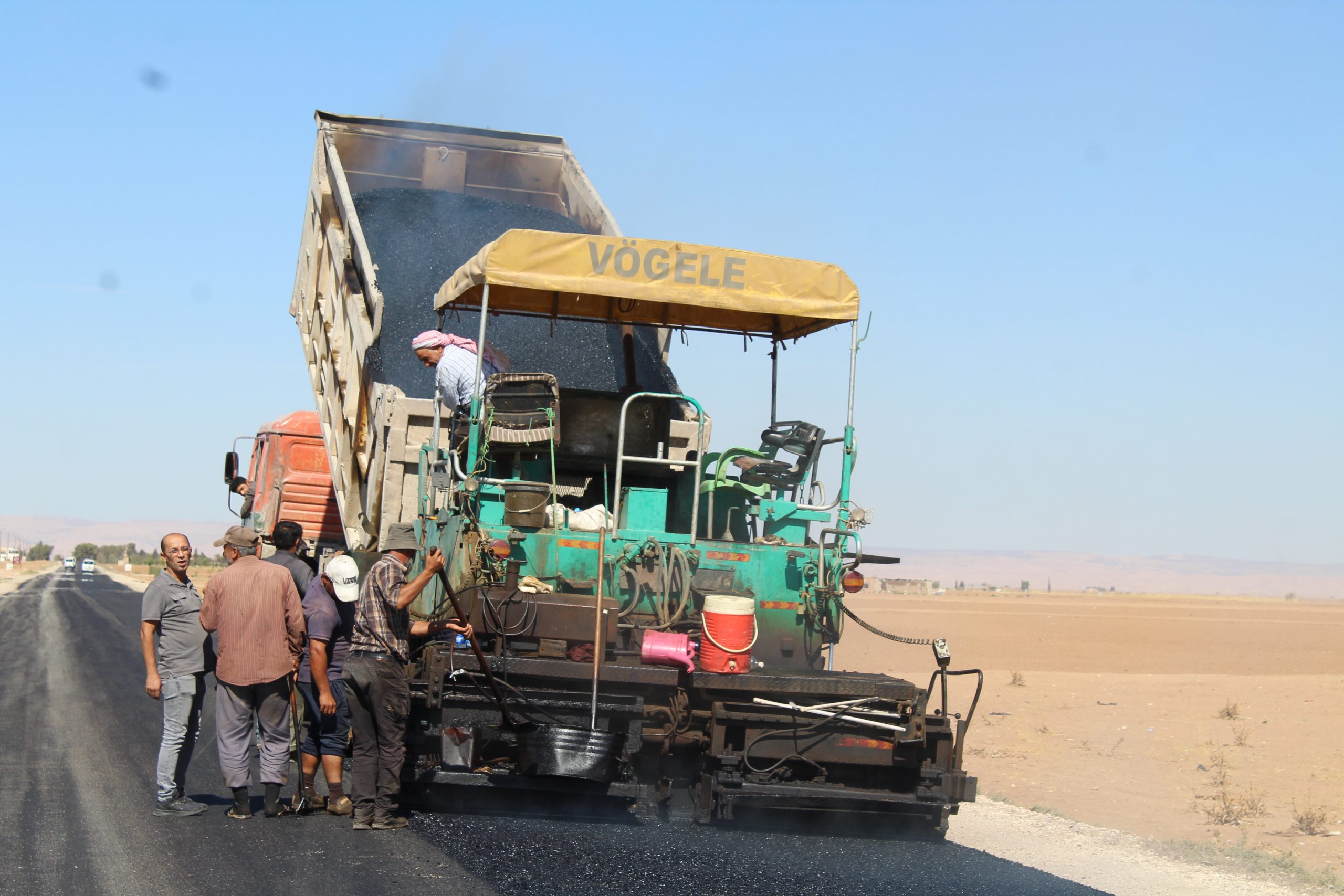 هيئة الادارة المحلية والبيئة بإقليم الجزيرة تدشن طريق عامودا – الدولي