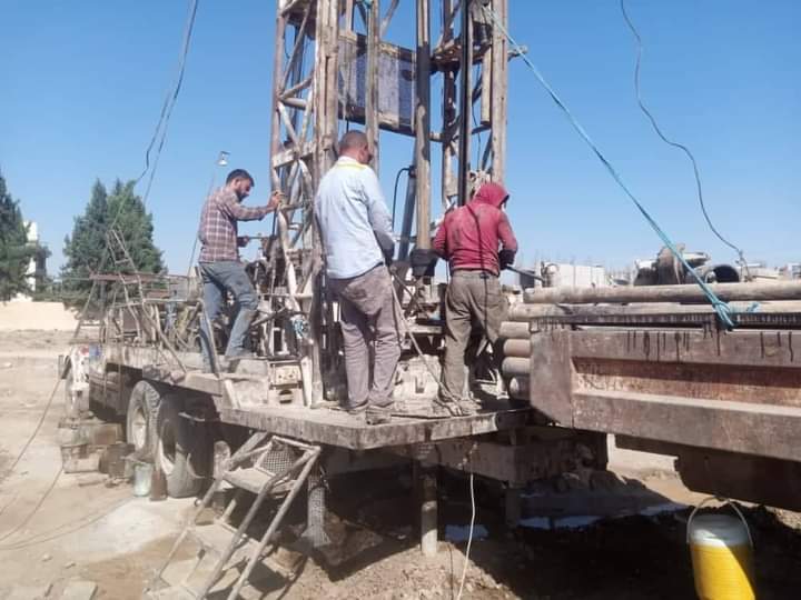 الانتهاء من حفر بئر بعمق ٤٢٥م في عامودا
