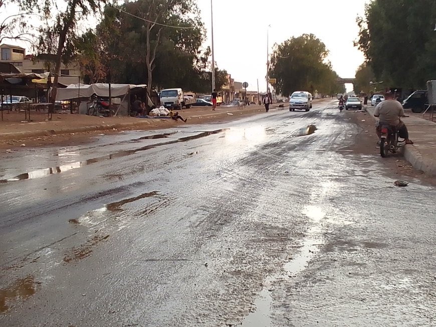 كمية الامطار الهاطلة خلال 24 ساعة الماضية في شمال و شرق سوريا