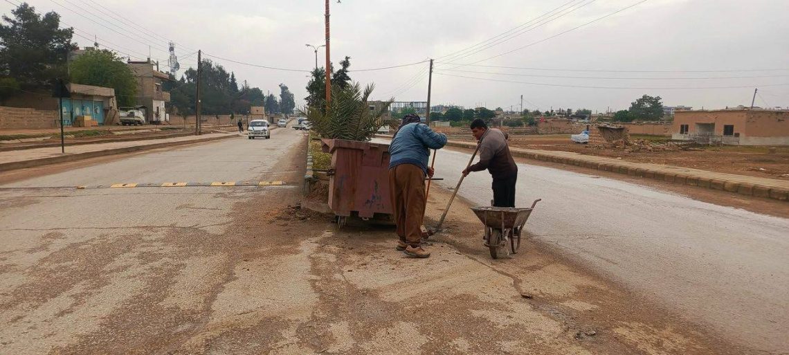 مواصلة أعمال الصيانة وتحسين البنية التحتية في مقاطعة الجزيرة