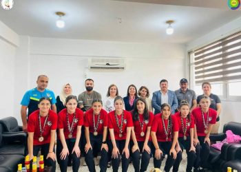 الإدارة الذاتية في مقاطعة الجزيرة تُكرّم لاعبات منتخب سوريا للسيدات