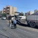 استمرار أعمال التزفيت في شوارع مدينة قامشلو