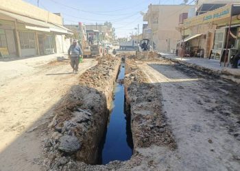 بلدية تل تمر تنجز مشروعاً خدمياً جديداً لمعالجة الصرف الصحي