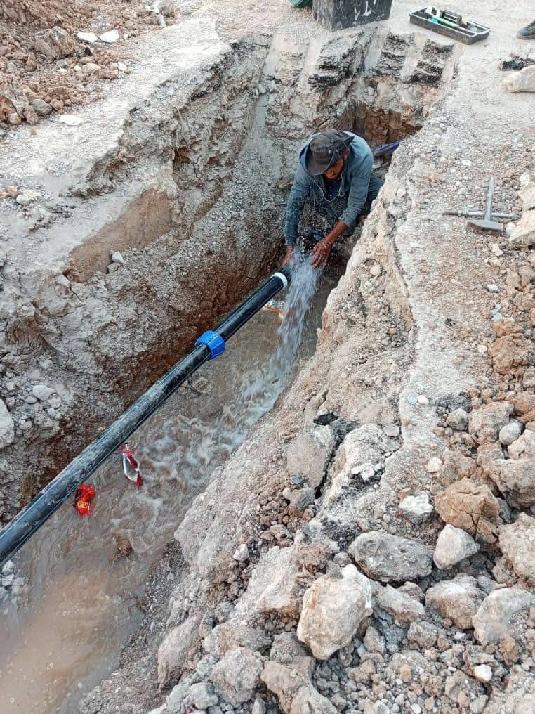 بلدية قامشلو تواصل جهودها لتحسين شبكة المياه