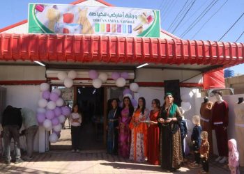 افتتاح ورشة “أماركي” للخياطة النسائية في عامودا بدعم من لجنة اقتصاد المرأة