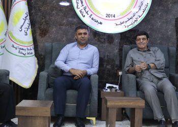 زيارة هيئة الثقافة والفنان محمود عزيز شاكر إلى المجلس التنفيذي في الجزيرة