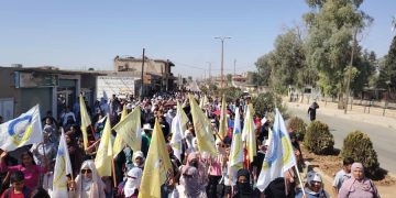 أهالي الدرباسية وجل آغا يعلنون تضامنهم مع حيي الشيخ مقصود والأشرفية