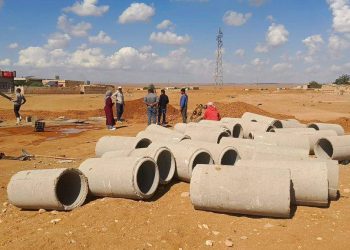 مشروع الصرف الصحي في جل آغا يدخل مراحله الأخيرة استجابةً لمطالب الأهالي