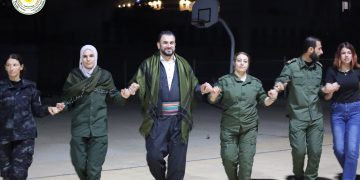 قوى الأمن الداخلي تحتفل بالذكرى الثانية عشرة لتأسيسها في قامشلو