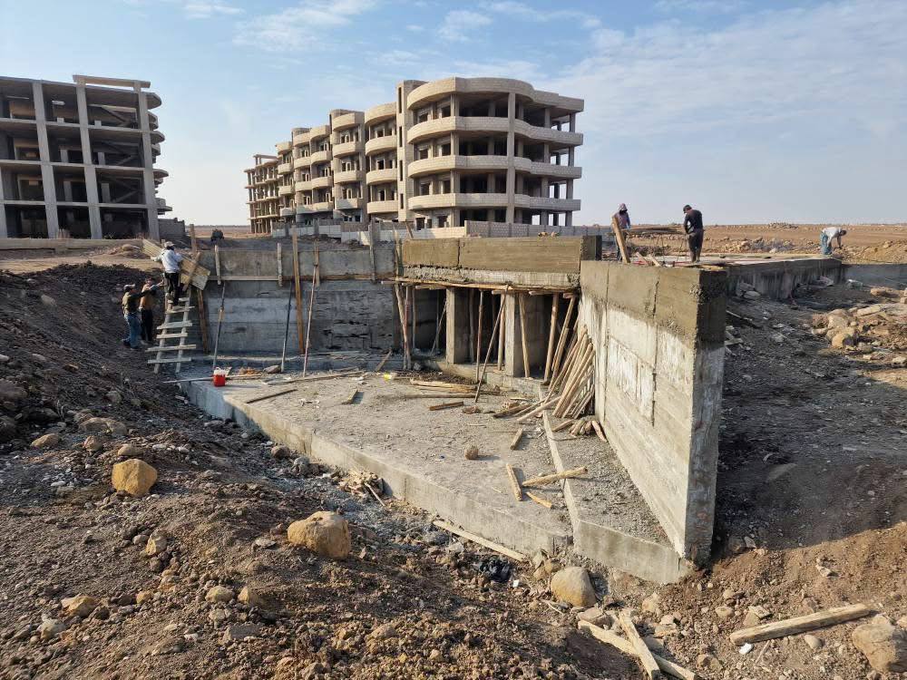 إنهاء أعمال مشروع الجسر الجديد في ديرك