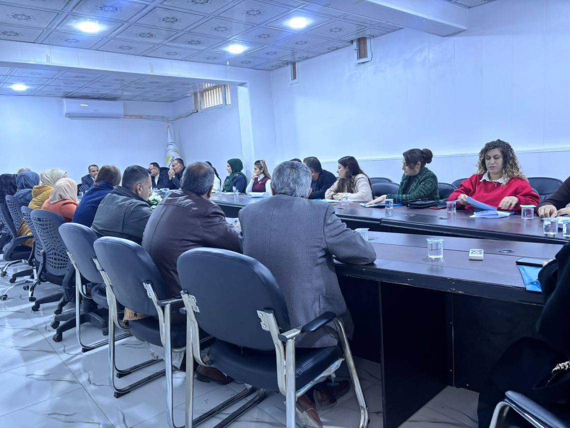 اختتام ورشة تدريبية لأعضاء لجنة الرقابة والمتابعة في مقاطعة الجزيرة