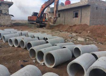 مشروع الصرف الصحي في الحسكة يواصل أعماله لتحسين الشبكة