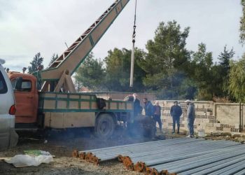 تل كوجر .. تصليح الآبار لتوفير المياه للأهالي بعد انقطاع مؤقت